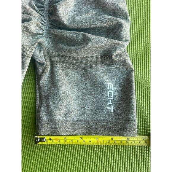 ECHT Arise Scrunch Green Legging Athletic Shorts Size Medium Gym Wear - Picture 5 of 10